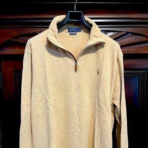 Polo by Ralph Lauren 3/4 zip sweater.  Lightly worn, excellent condition.